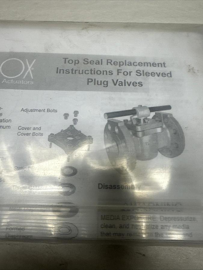 Used XOMOX,SA70491,Seal Replacement Kit