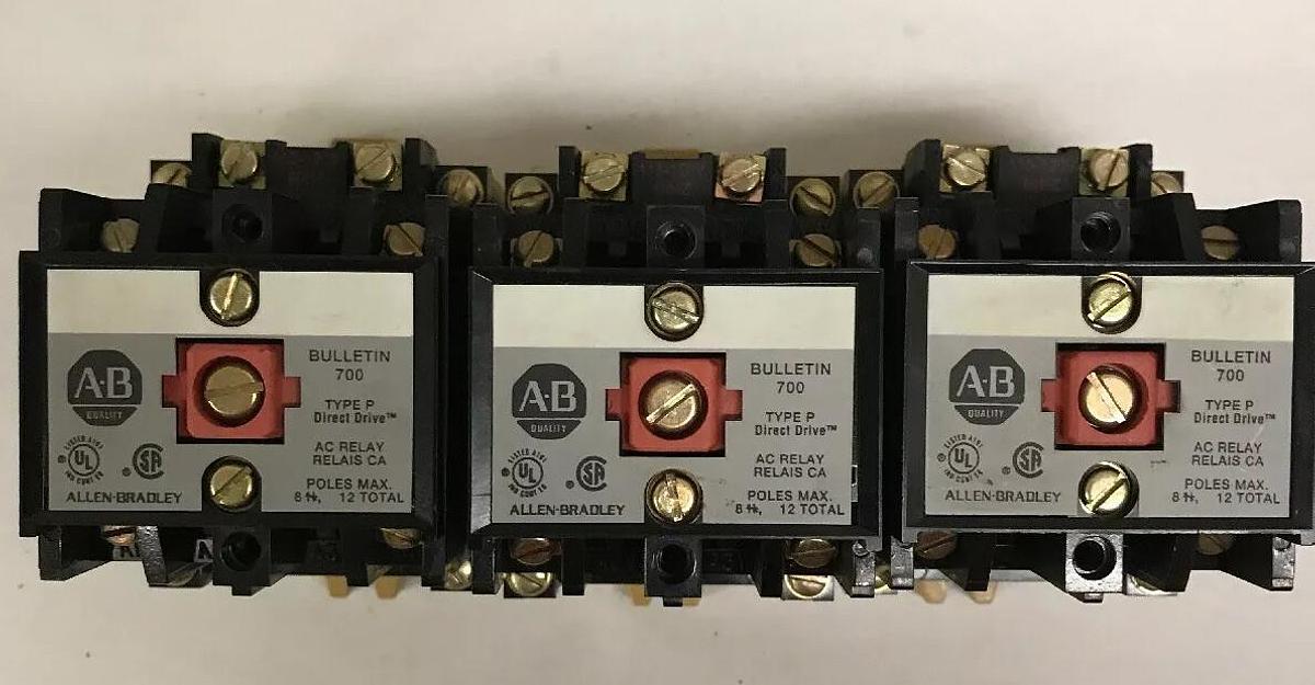 Used Allen Bradley,700-P200A1,Type P Relay lot 3