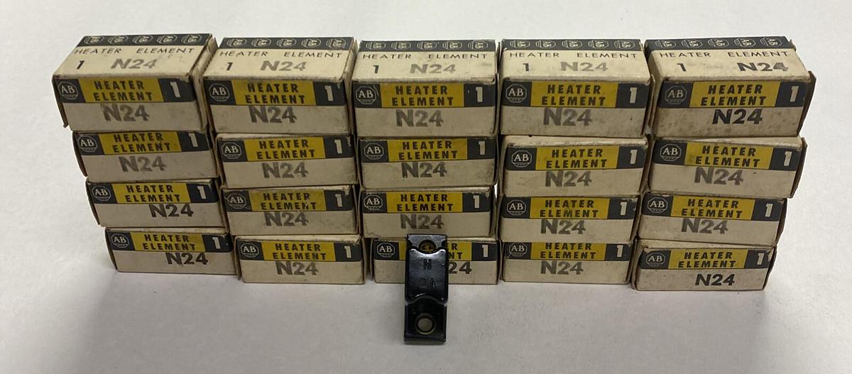 ALLEN BRADLEY,N24,OVERLOAD RELAY HEATER ELEMENT LOT OF 20 NOS