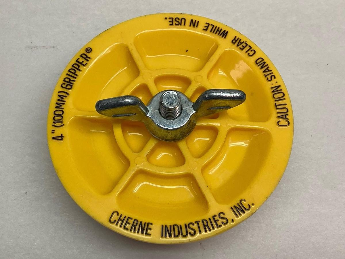 Used Cherne Gripper,4 Inch 100MM,Mechanical Drain Pipe Plug