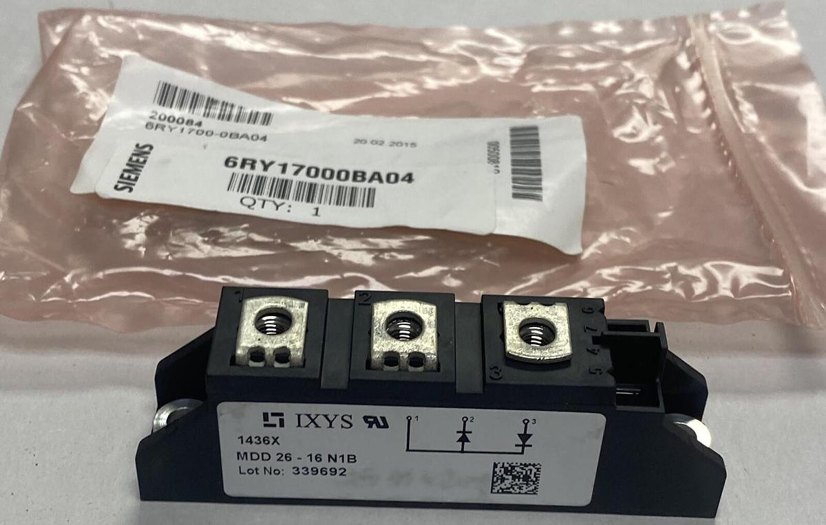 SIEMENS,6RY1700-0BA04,DIODE MOD FIELD NOS