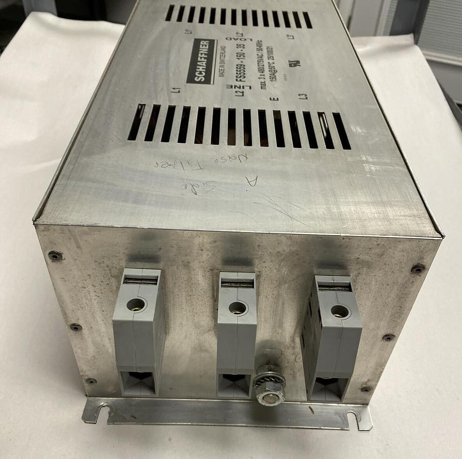 Used Schaffner,FS5559-150-35,Line Filter 480/275VAC / 50-60Hz
