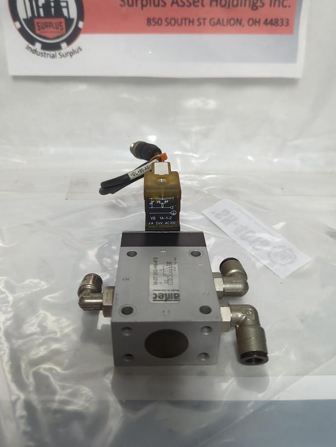 Used AIRTEC,M-07-310-HN-412,SOLENOID VALVE PRE-OWNED