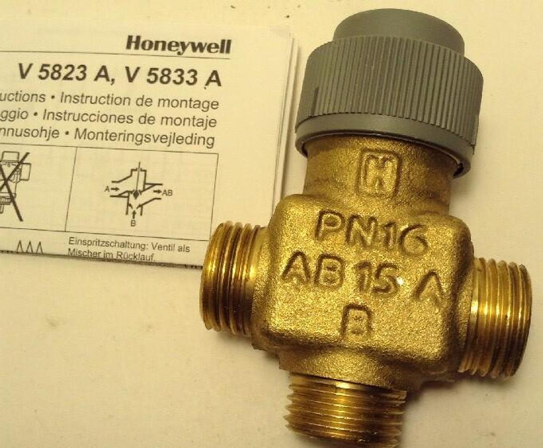 Honeywell,V5823A2037,3-Way Valve PN16 DN15 KVS 1.0