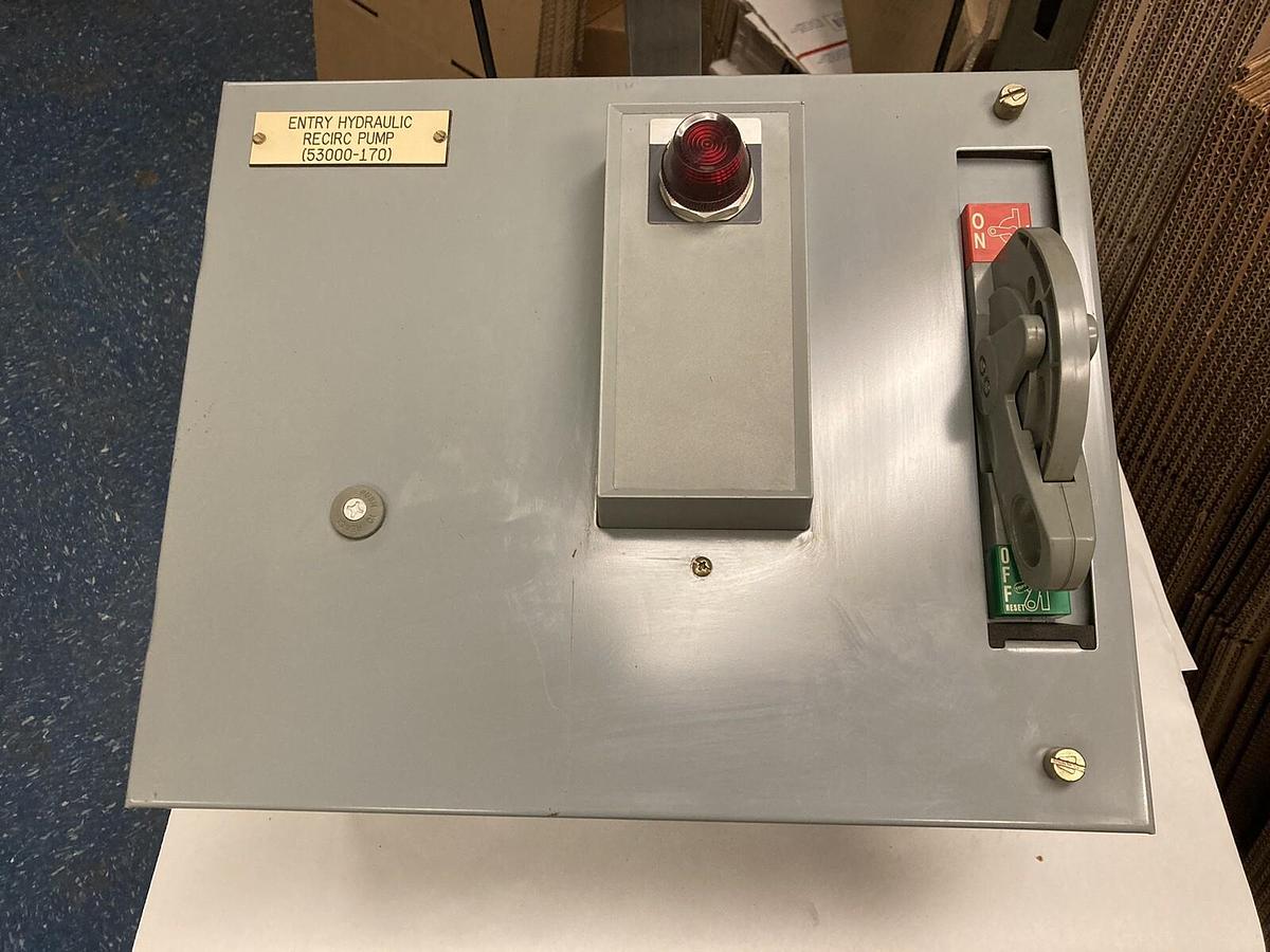 Used Allen-Bradley,2100 2113,Size 1  MCC 12 INCH Starter Bucket 30 Amp Breaker