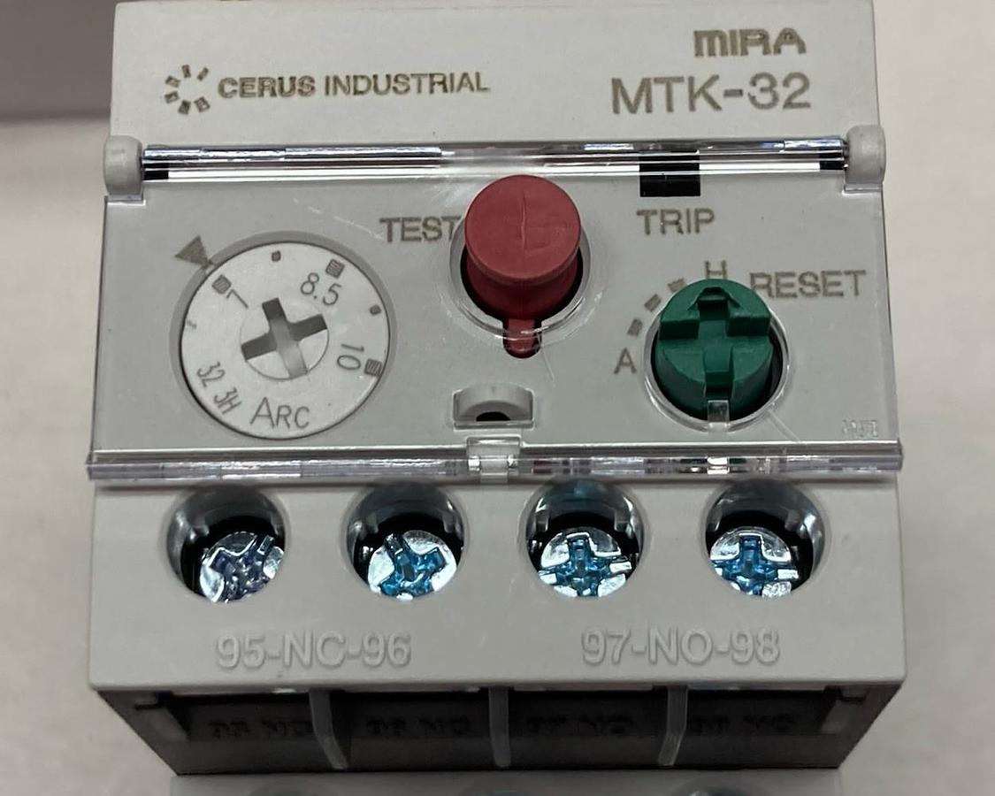Cerus Industrial,MTK-32/3K 10S,Thermal Overload Relay 6kV 50/60Hz