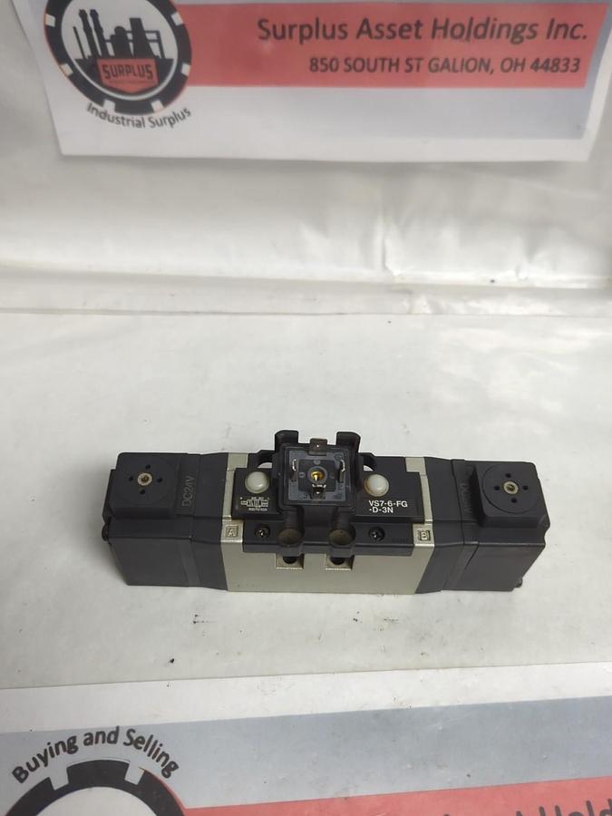 Used SMC,VS7-6-FG-D-3N,SOLENOID VALVE DC24V PRE-OWNED