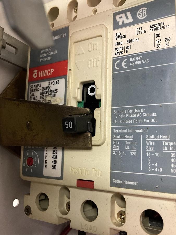 Used Cutler Hammer,Size 2,MCC Starter Feeder Bucket W200M2CFC