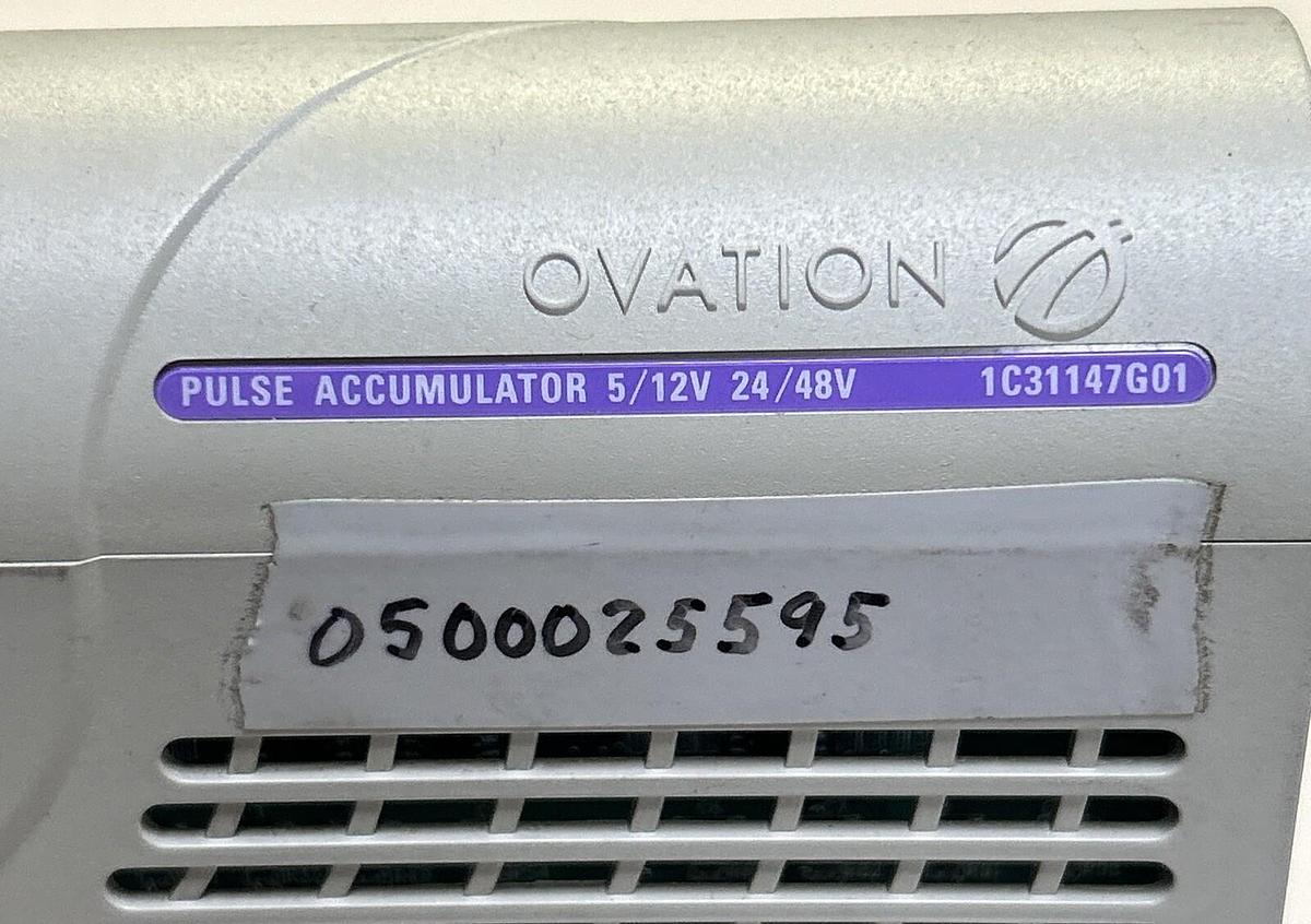 Used OVATION,1C31147G01,PULSE ACCUMULATOR MODULE