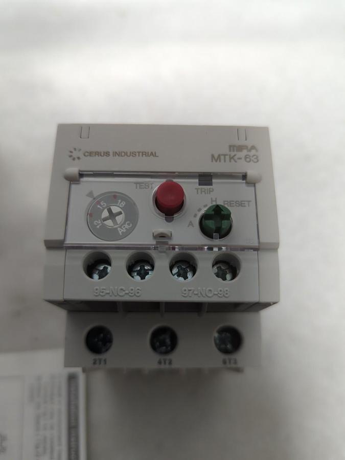 CERUS,MTK-63/3K 18L,THERMAL OVERLOAD RELAY NOS