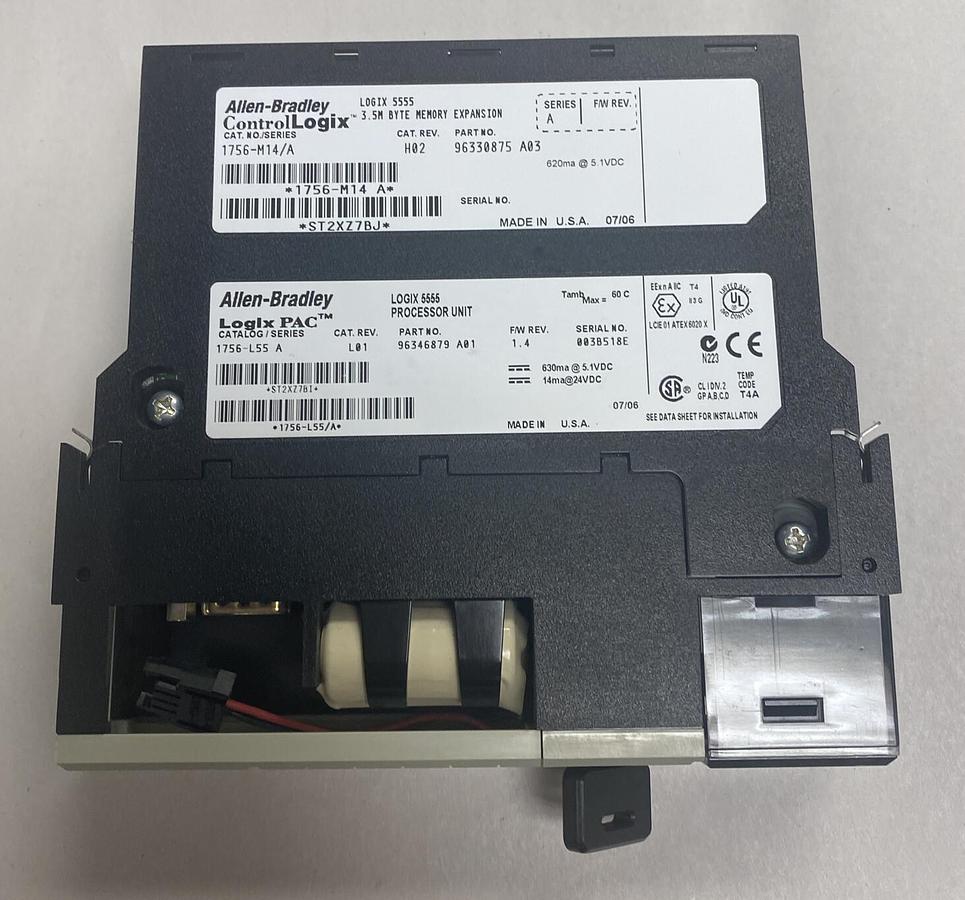 Used Allen-Bradley,1756-M14/A,ControlLogix / 1756-L55 Logix Pac
