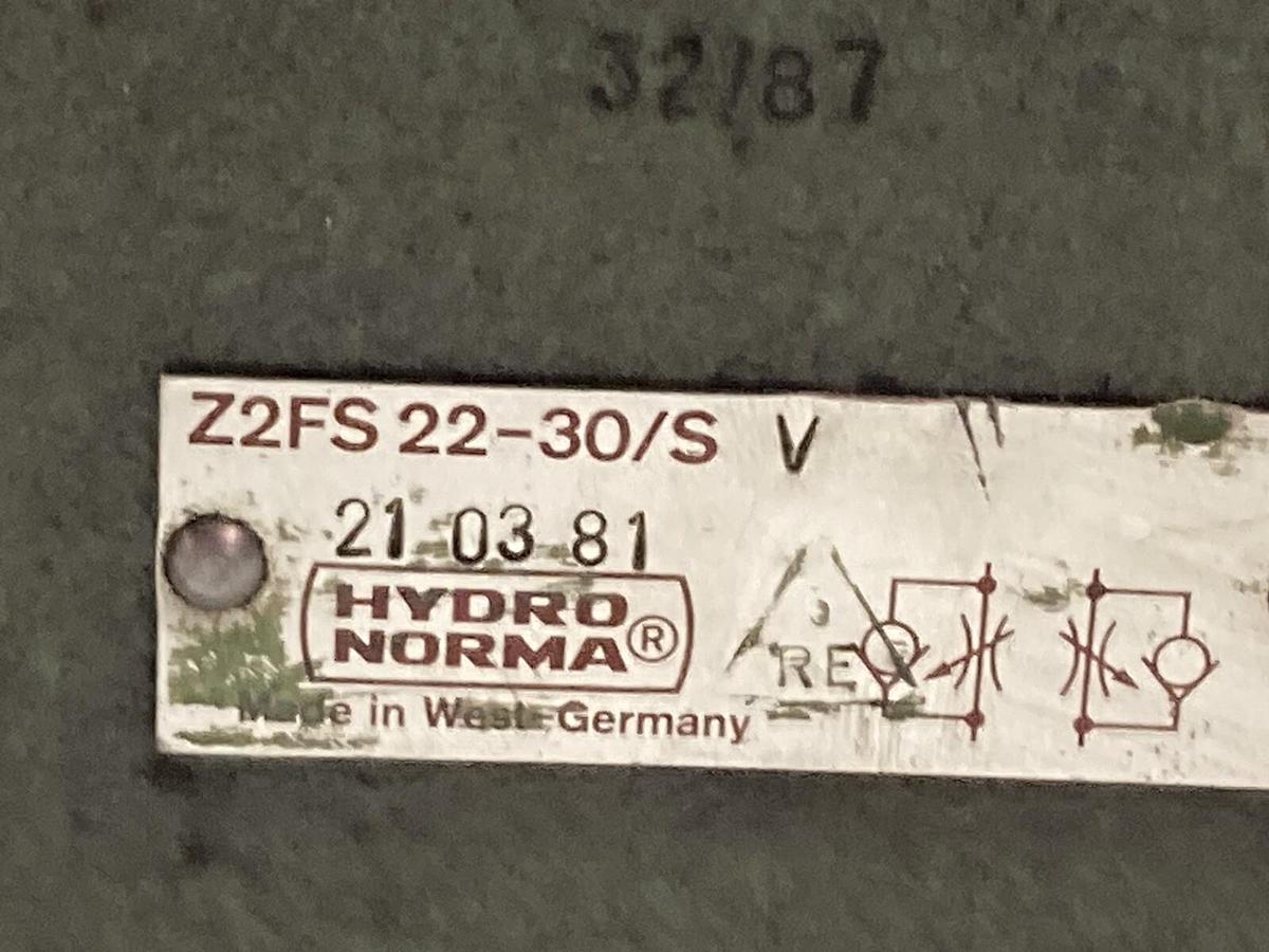 Used Hydro Norma,Z2FS22-30/S,Check Valve