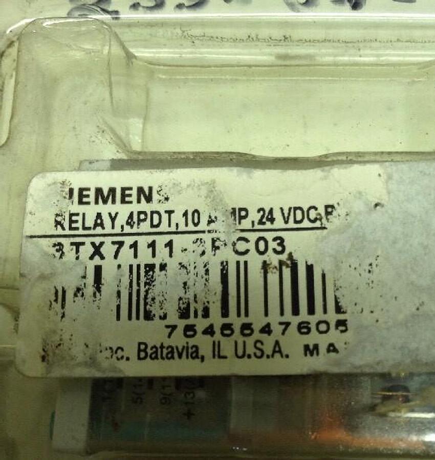 Siemens,3TX7111-3PF13 3TX7110-5JC03 3TX7116-SNF13,Plug-In Relays LOT OF 5