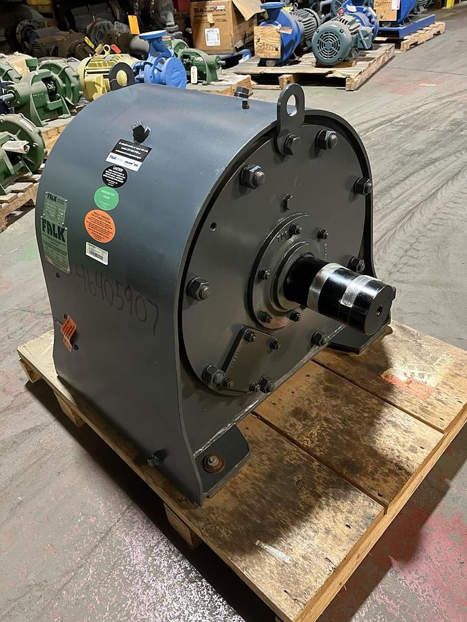 Used FALK,7C2-02B9,ENCLOSED GEAR DRIVE REDUCER RATIO 159.65 INPUT 7.8HP 2000RPM