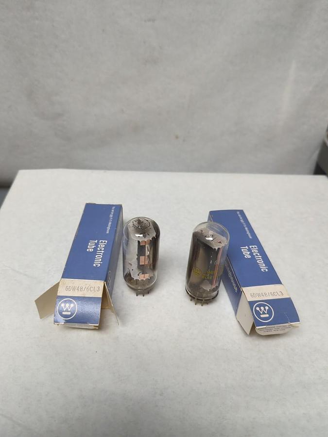 WESTINGHOUSE,6DW4B/6CL3,ELECTRONIC TUBE LOT OF 2 NOS