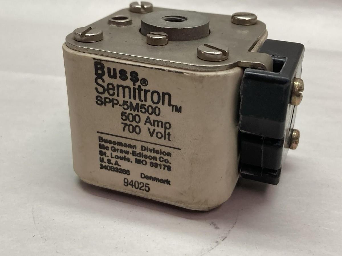 Used Buss Semitron,SPP-5M500,Fuses 500A 700V