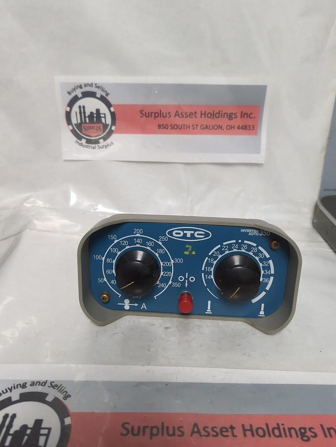 Used DAIHEN OTC,P6739K02,INVERTER AUTO 350 WELDER REMOTE CONTROL BOX PRE-OWNED