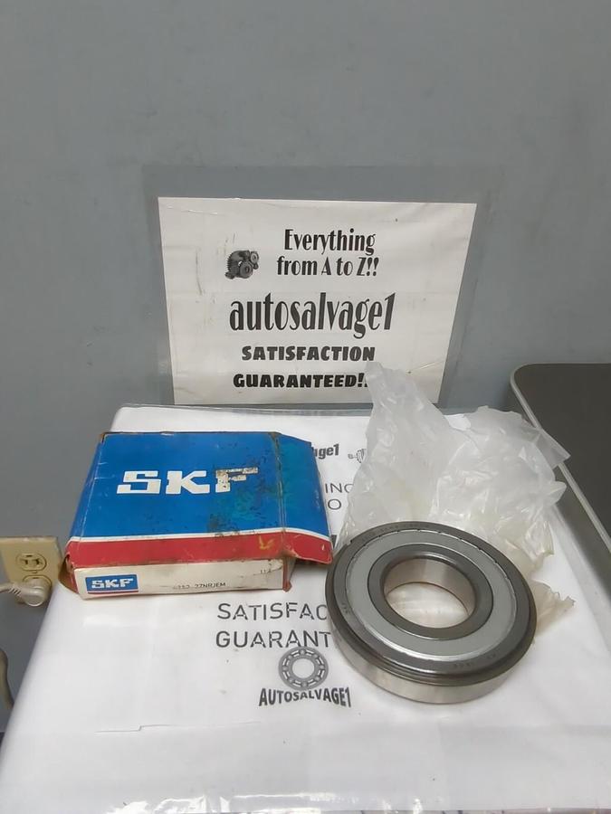 SKF,6312-2ZNRJEM,DEEP GROOVE BALL BEARING WITH SNAP RING