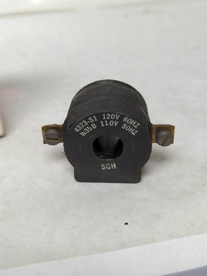 Used SQUARE D,4323-S1-W35B,MAGNETIC COIL SGH 120V 60HZ 110V 50HZ PRE-OWNED