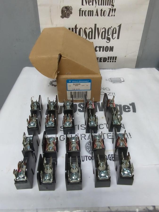 GOULD SHAWMUT,30320R,FUSE BLOCKS 30 AMP 600V PACK OF 10