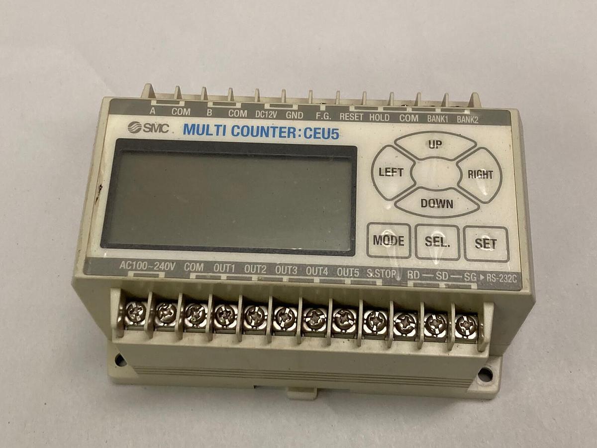 Used SMC,CEU5-D, Multi-Counter Module24VDC