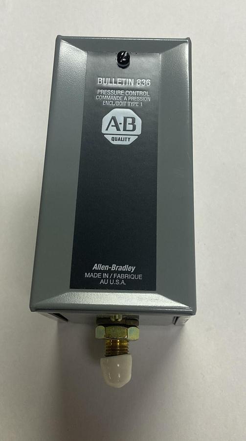 Used ALLEN BRADLEY,836-A2A,SER A PRESSURE CONTROL SWITCH NEW