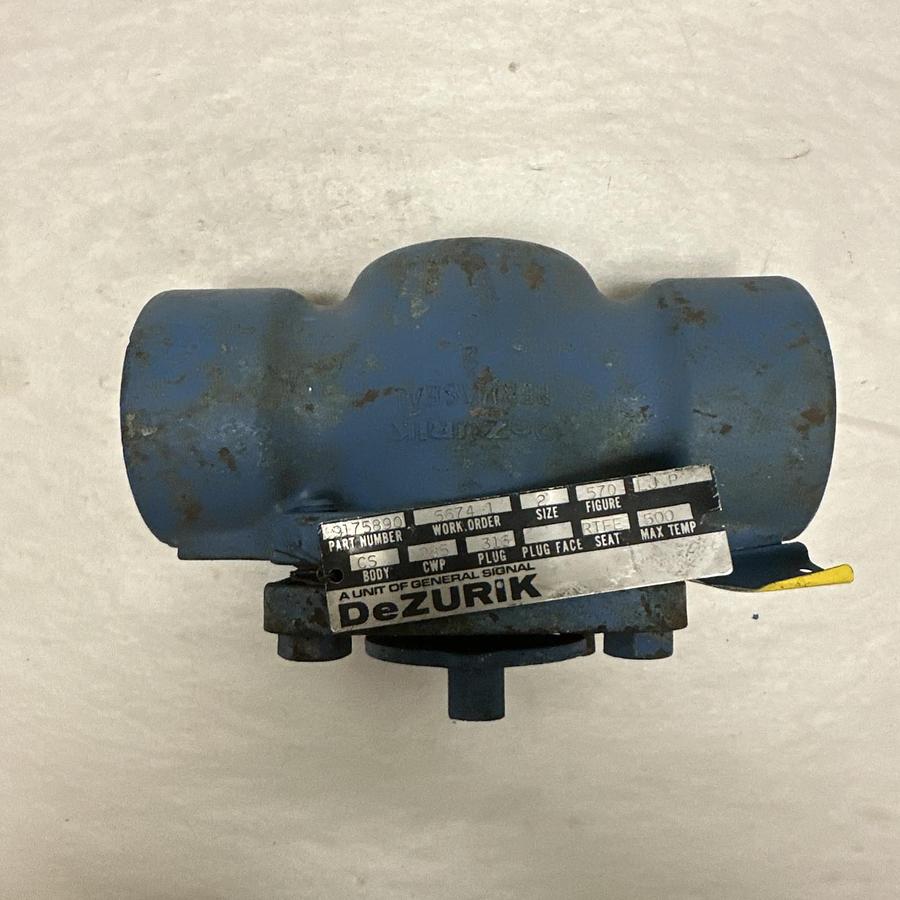Dezurik,9175890,2" Shut Off Valve NOS