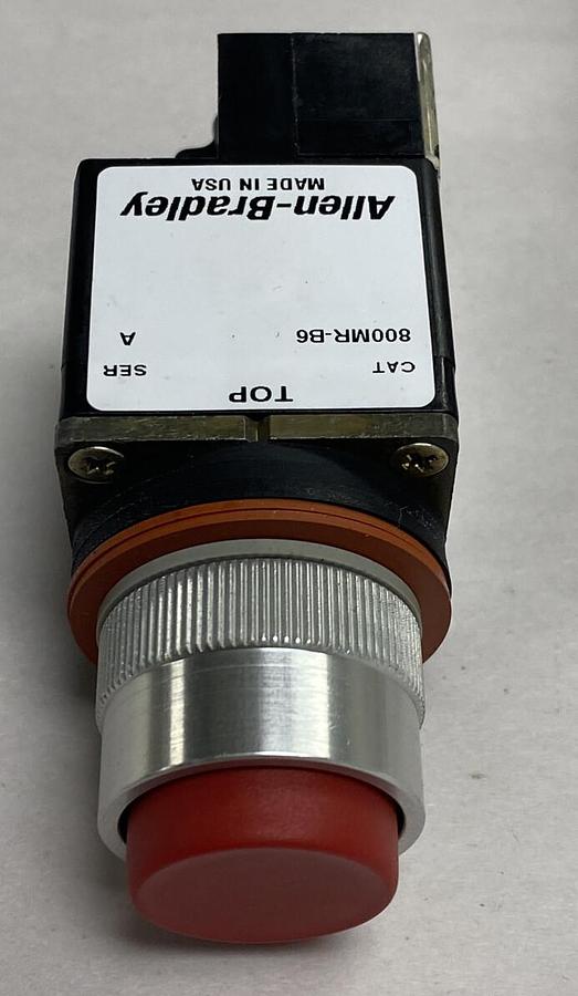 ALLEN BRADLEY,800MR-B6A,PUSHBUTTON EXTENDED HEAD LOT OF 2 NEW