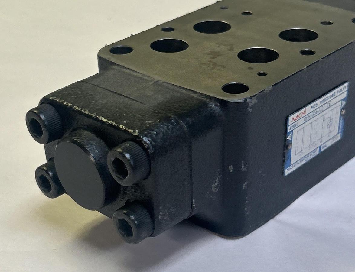Used NACHI HYDRAULICS,OPH-G04-A1-10,PILOT OPERATED CHECK MODULAR VALVE