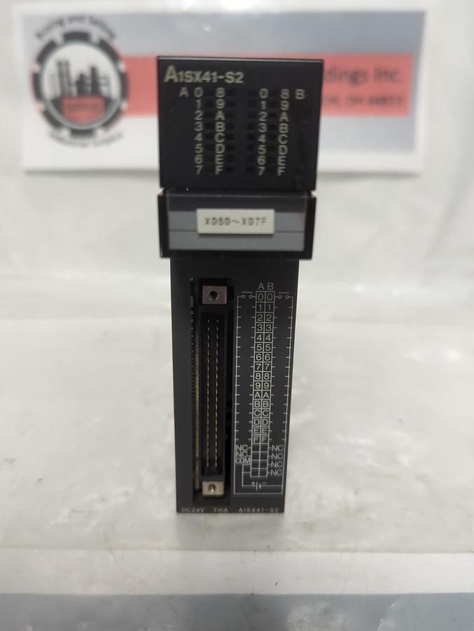 Used MITSUBISHI,A1SX41-S2,INPUT UNIT MODULE PRE-OWNED