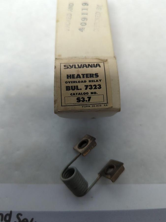 SYLVANIA,S3.7,OVERLOAD HEATER ELEMENT NOS