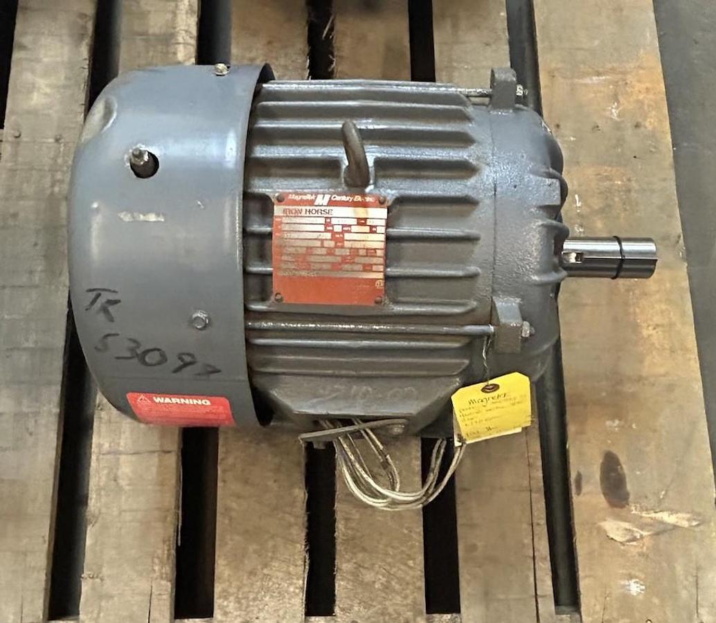 Used MAGNETEK,6-350893-01,MOTOR 3HP 230/460V 1170RPM 3PH 213T FRAME