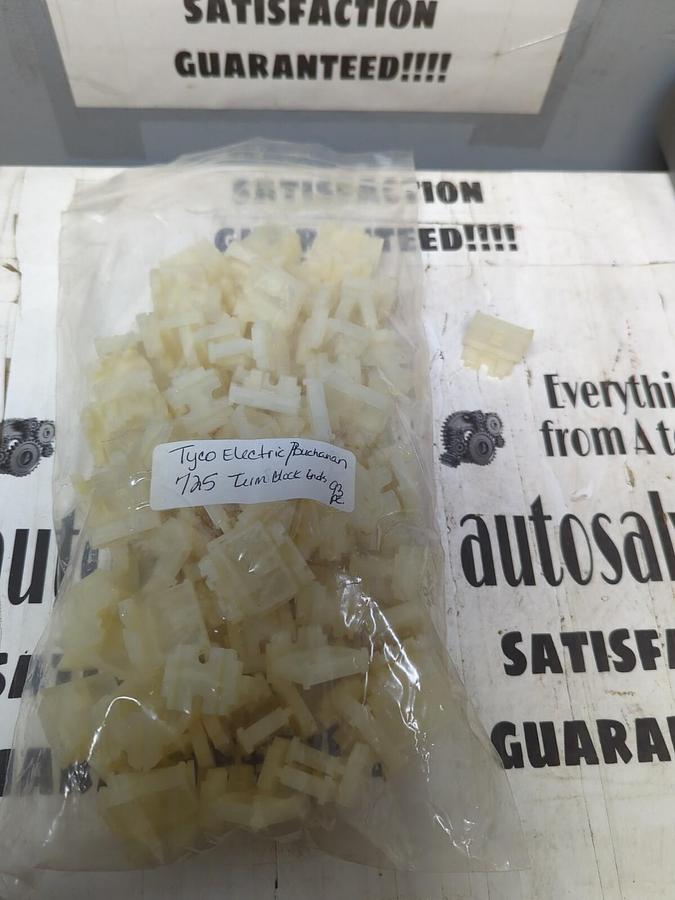 TYCO ELECTRIC/BUCHANAN,# 725,TERMINAL BLOCK END SECTIONS LOT OF 93 NOS