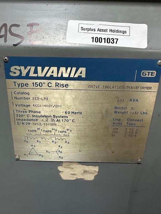 Used Sylvania 220