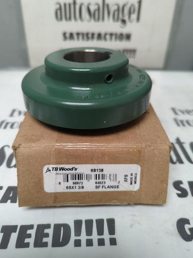 TB WOODS,6S138 SF,FLANGE 1-3/8 INCH BORE NOS