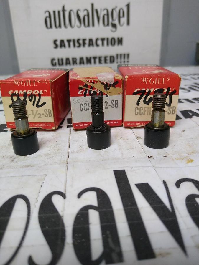 McGill,CCFH-1/2-SB,Cam Follower Lot of 3 NOS