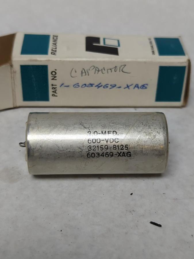 RELIANCE ELECTRIC,603469-XAG,CAPACITOR NOS