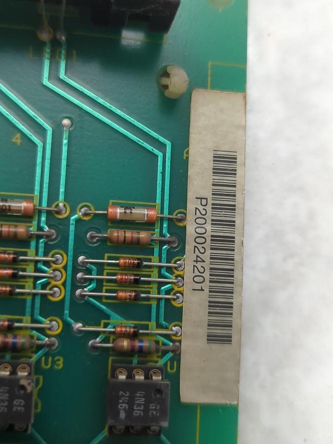 Used GENERAL ELECTRIC,IC00YB804A,115V AC DC INPUT CIRCUIT BOARD PRE-OWNED