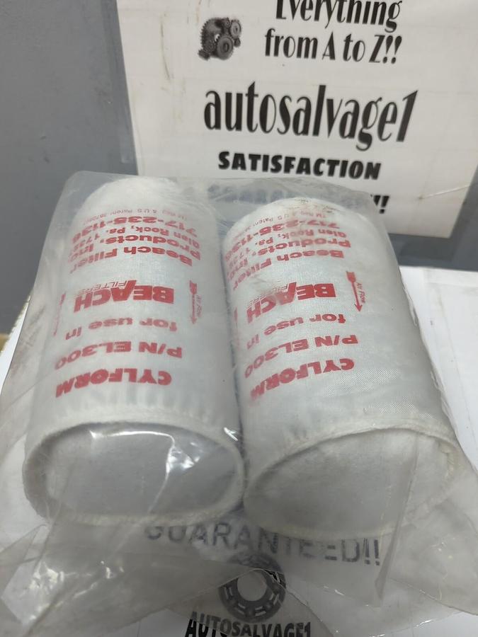 BEACH CYLOFORM,E1300,DESICCANT ELEMENT FILTERS FOR USE IN BEACH FILTER PK OF 2