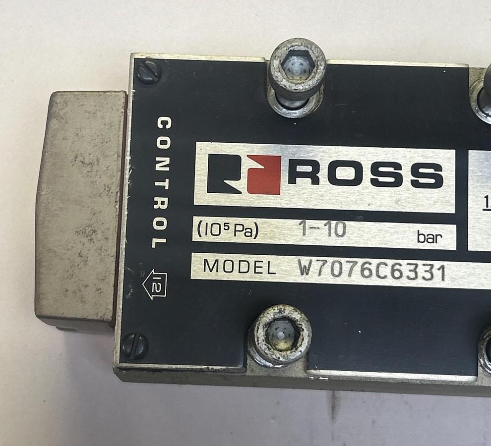 Used ROSS,W7076C6331,SOLENOID VALVE