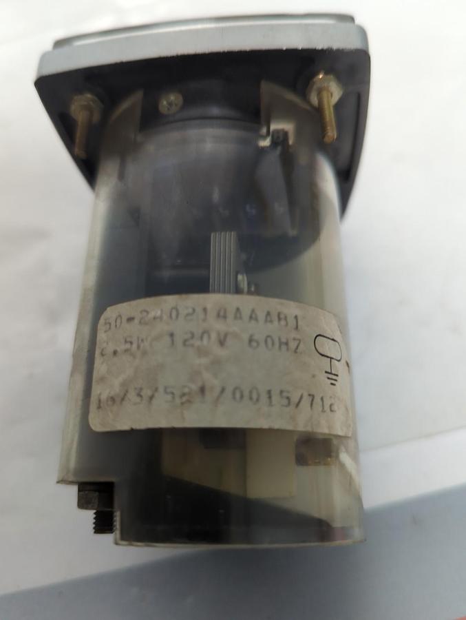 Used GENERAL ELECTRIC,50-240214AAAB1,MINUTE METER 2.5W 120V 60HZ PRE-OWNED