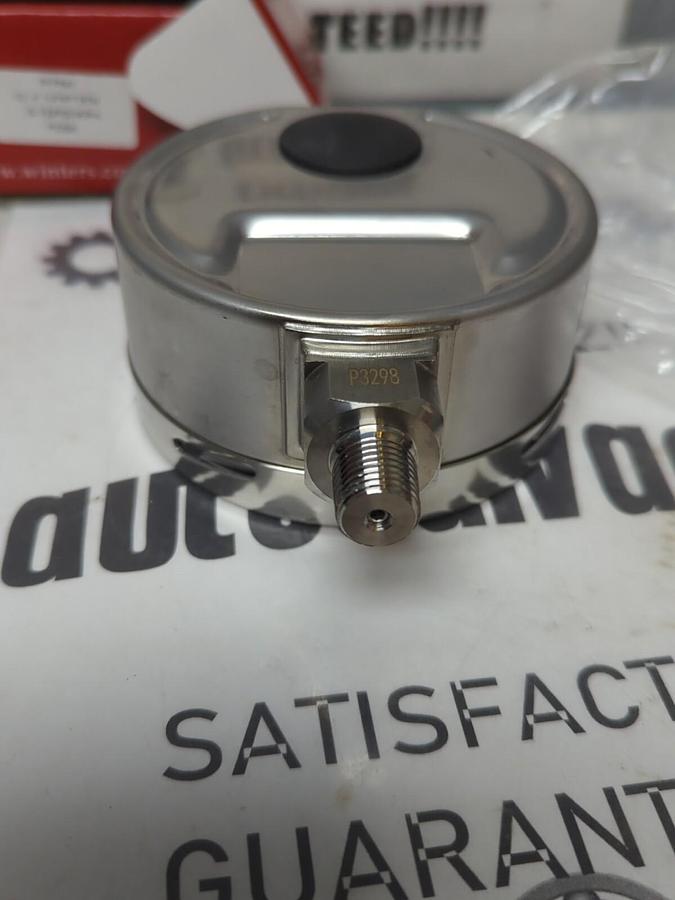 WINTERS,PFP641,SS 4 IN GAUGE 1/4 IN NPT 0-15 PSI/KPA NOS