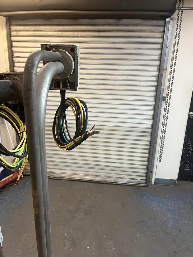 Used PROCESS TECHNOLOGY,LT12264-R54-3-PLI,TANK IMMERSION HEATER 12kW 240V 64"LX54"H