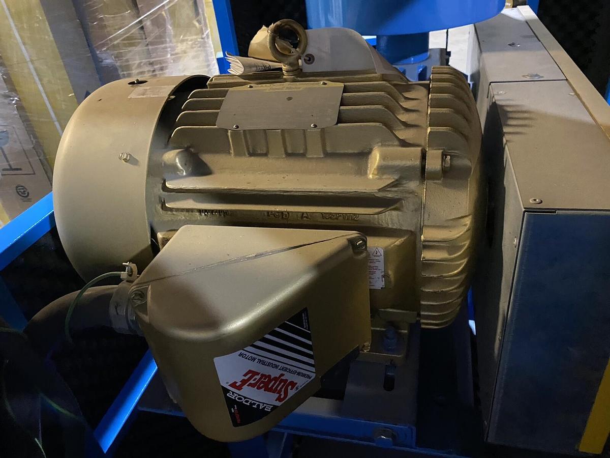Used APEX Hardy,HPP-MD5006-25HP, Sound Reducing Enclosure 5003-21L2 Tuthill Blower
