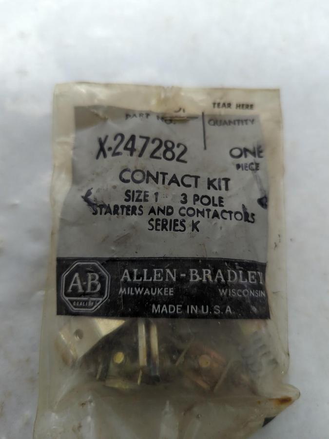 ALLEN-BRADLEY,X-247282,CONTACT KIT SIZE 1 3-POLE NOS
