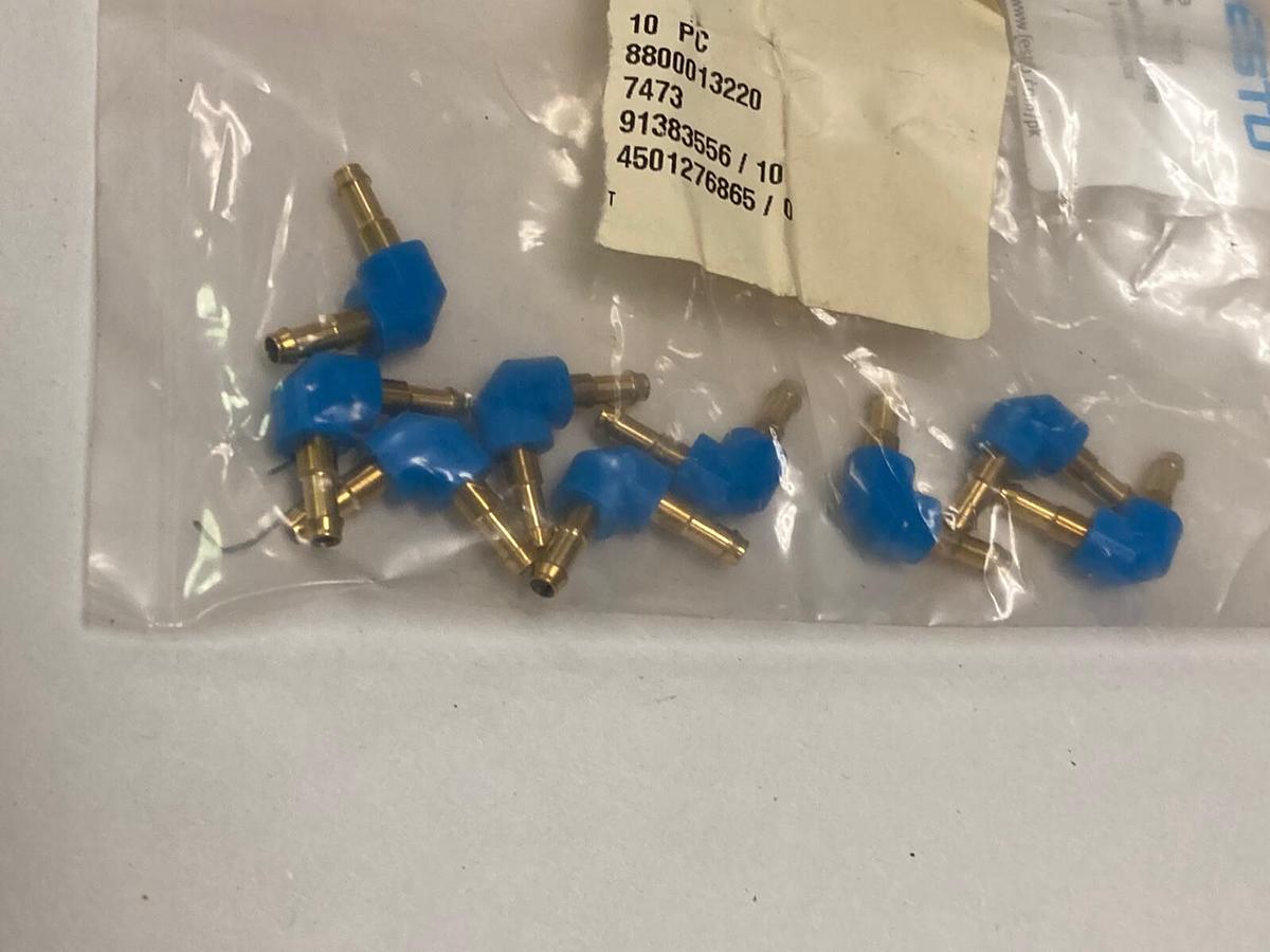 Festo,L-PK-3,Barbed L-Connector Hose Fitting  Lot of 9