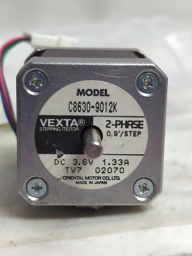 VEXTA,C8630-9012K,STEPPING MOTOR 2-PHASE 0.9 INCH STEP LOT OF 2 NOS