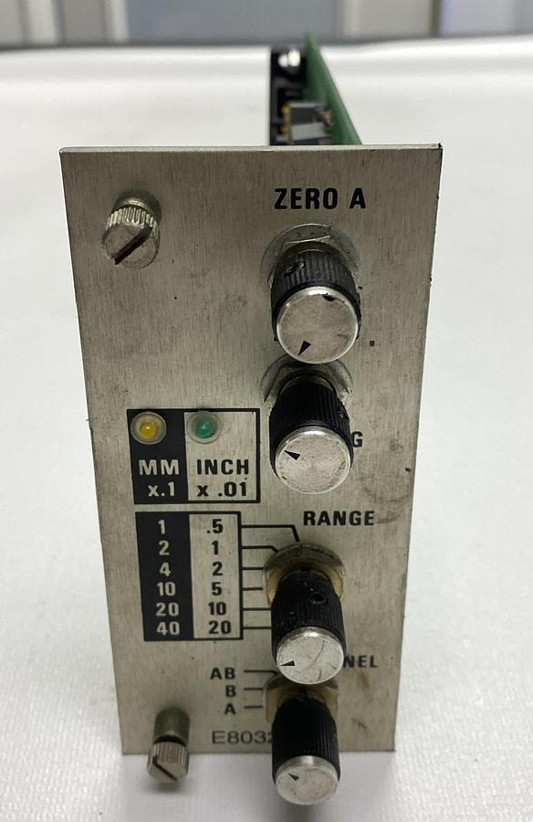Used EDMUNDS GAGES,E8032B,PLC MODULE