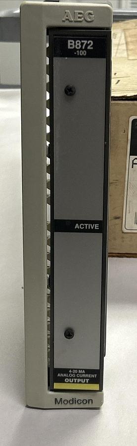Used MODICON,AS-B872-100,ANALOG OUTPUT MODULE NOS