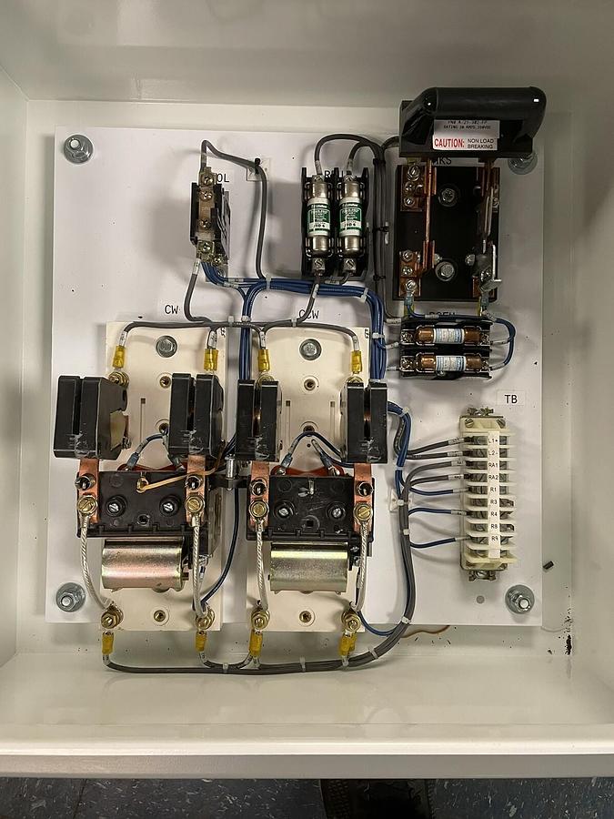 SIMMERS CRANE DESIGN,7976 DWG #16312,1 1HP ROTATE CONTROL 230VDC